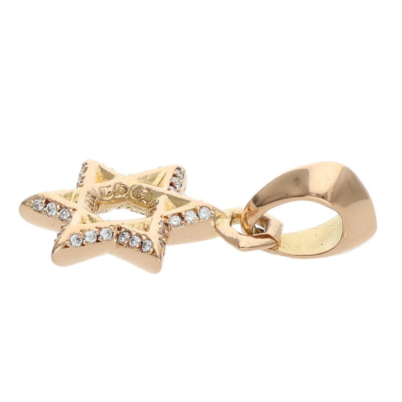 Chrome Hearts 22K Star of David Pave Diamond Size ONE Multi