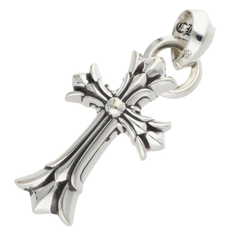 Chrome Hearts Double CH Cross w/ Bale Silver Size ONE SIZE