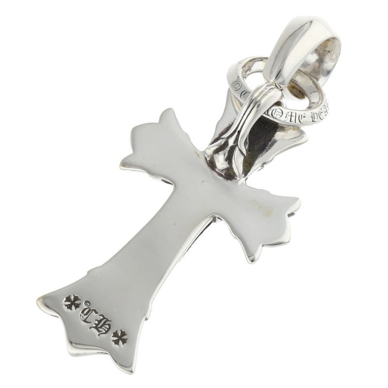 Chrome Hearts Double CH Cross w/ Bale Silver Size ONE SIZE