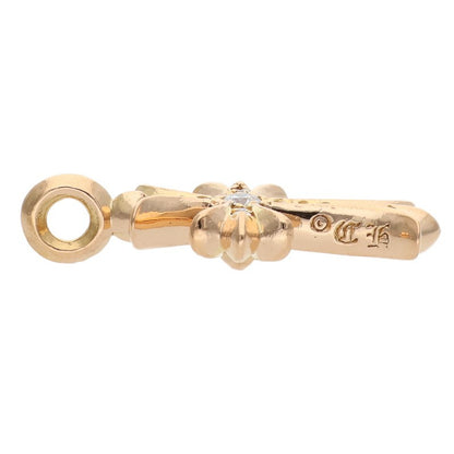 Chrome Hearts 22K Tiny Fat Cross Pave Diamond Size ONE SIZE