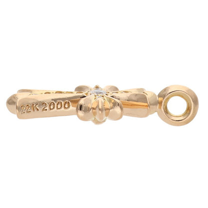 Chrome Hearts 22K Tiny Fat Cross Pave Diamond Size ONE SIZE
