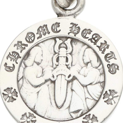 Chrome Hearts 925 Angel Medal Charm V2 Silver Size ONE SIZE