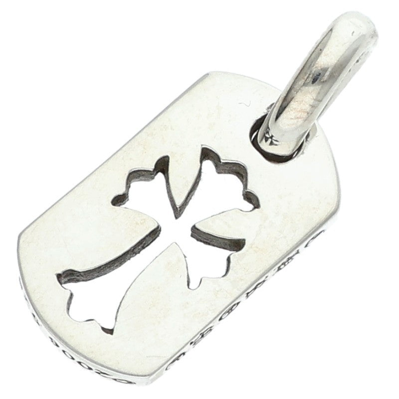 Chrome Hearts 925 Tiny Cutout Cross Dog Tag Size ONE SIZE