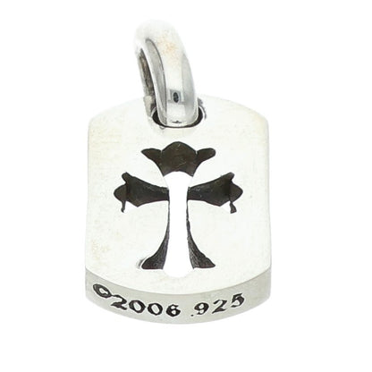 Chrome Hearts 925 Tiny Cutout Cross Dog Tag Size ONE SIZE