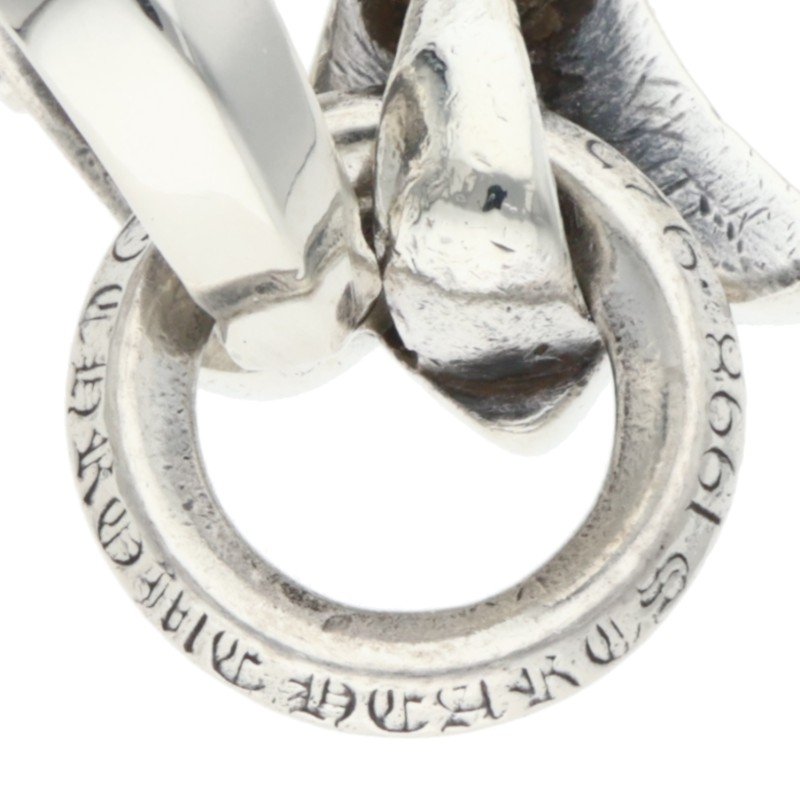 Chrome Hearts Small CH Cross w/ Bail Silver Size ONE SIZE