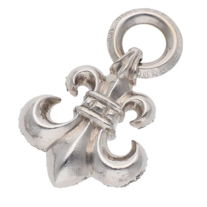 Chrome Hearts 18K WG BS Fleur Pave Diamond Size ONE SIZE