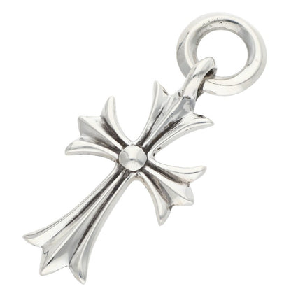 Chrome Hearts Tiny CH Cross Charm Silver Size ONE SIZE