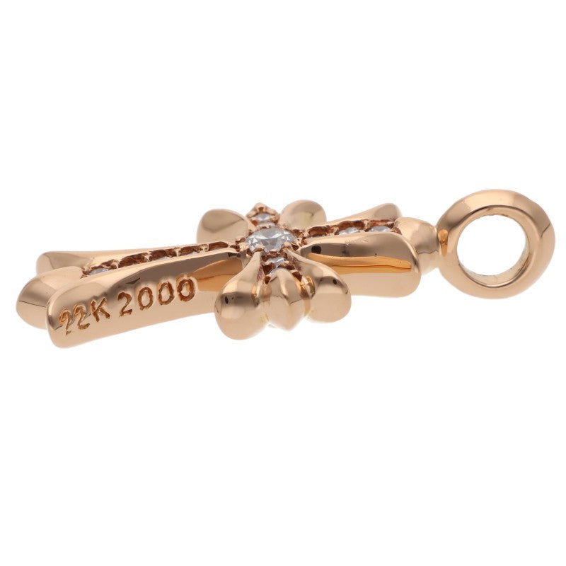 Chrome Hearts 22K Tiny Fat Cross Pave Diamond Size ONE SIZE