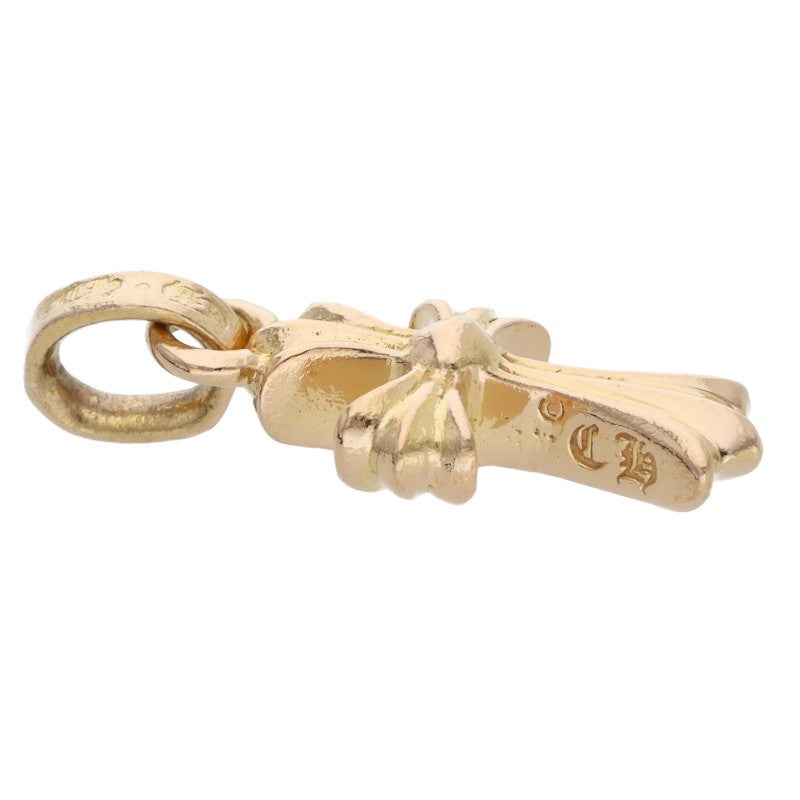 Chrome Hearts 22K Baby Fat Cross Charm YG