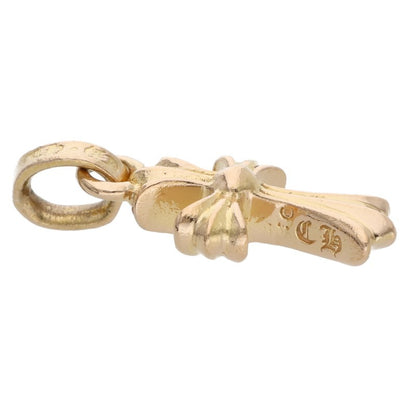 Chrome Hearts 22K Baby Fat Cross Charm YG