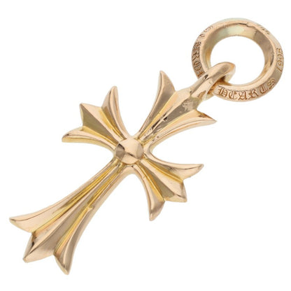 Chrome Hearts 22K Tiny CH Cross Gold Pendant Size ONE SIZE