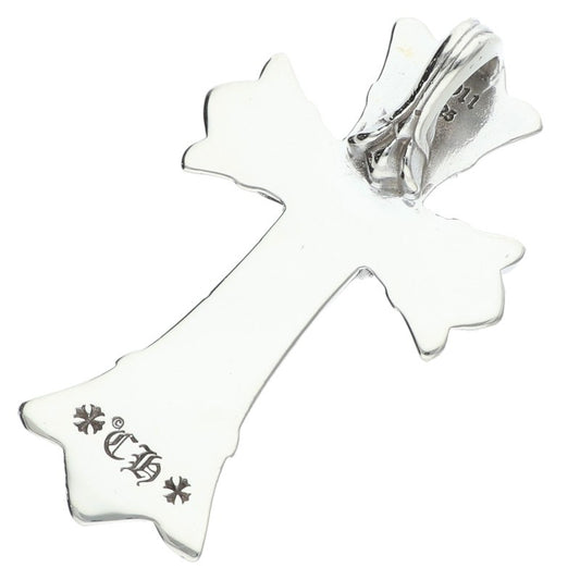 Chrome Hearts Small Double CH Cross 925 Silver Size ONE SIZE