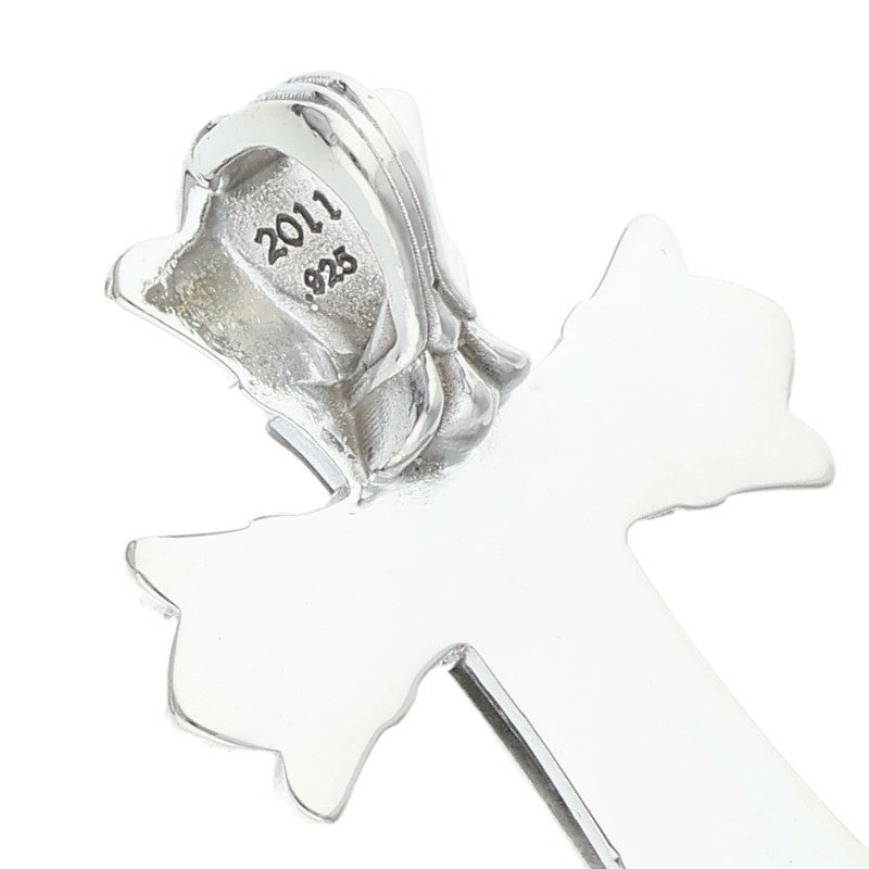 Chrome Hearts Small Double CH Cross 925 Silver Size ONE SIZE