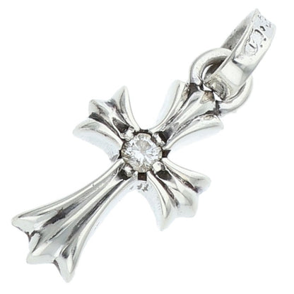 Chrome Hearts Baby Fat Diamond Cross Charm 925 Size ONE SIZE