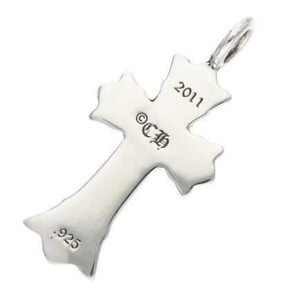 Chrome Hearts Double CH Cross Charm Silver Size ONE SIZE
