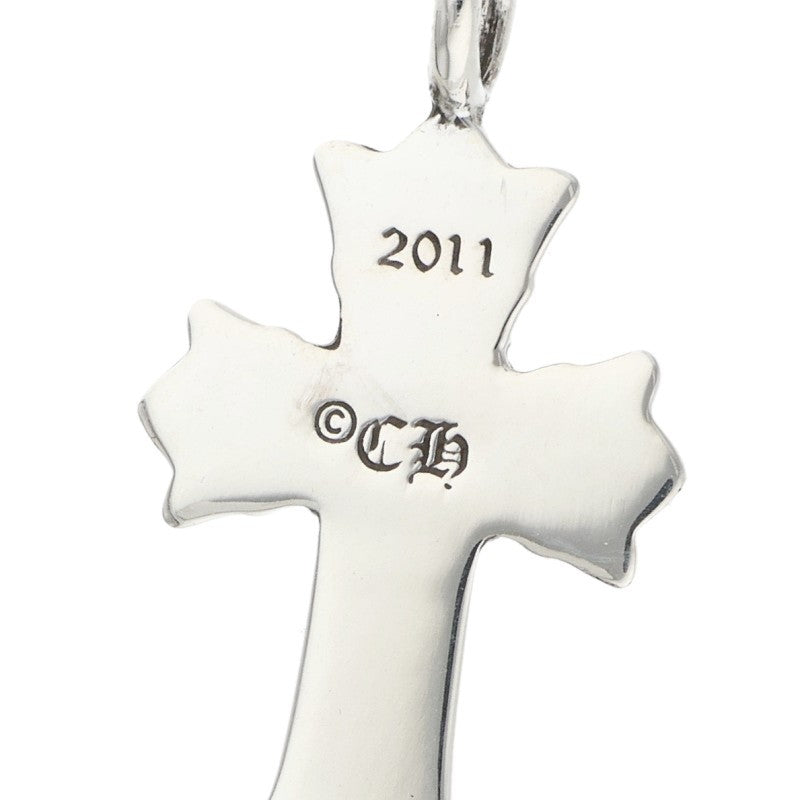 Chrome Hearts Double CH Cross Charm Silver Size ONE SIZE