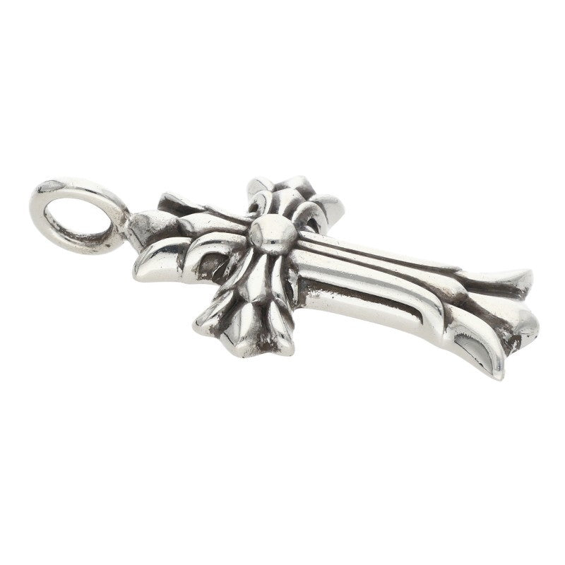 Chrome Hearts Double CH Cross Charm Silver Size ONE SIZE