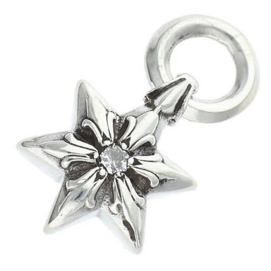 Chrome Hearts 6 Point Star Charm 1 Diamond Size ONE SIZE