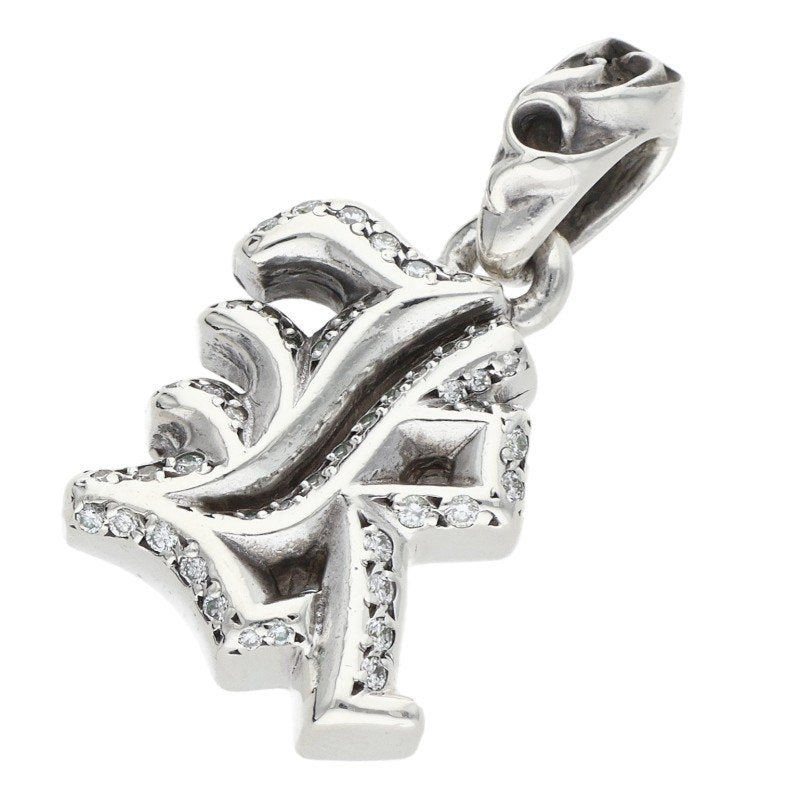 Chrome Hearts K Initial Pave Diamond Charm Size ONE SIZE