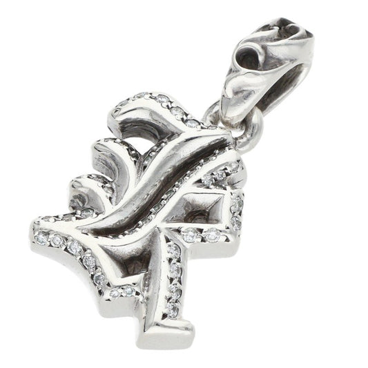 Chrome Hearts K Initial Pave Diamond Charm Size ONE SIZE