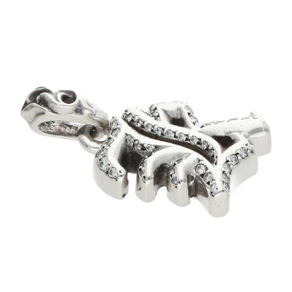 Chrome Hearts K Initial Pave Diamond Charm Size ONE SIZE