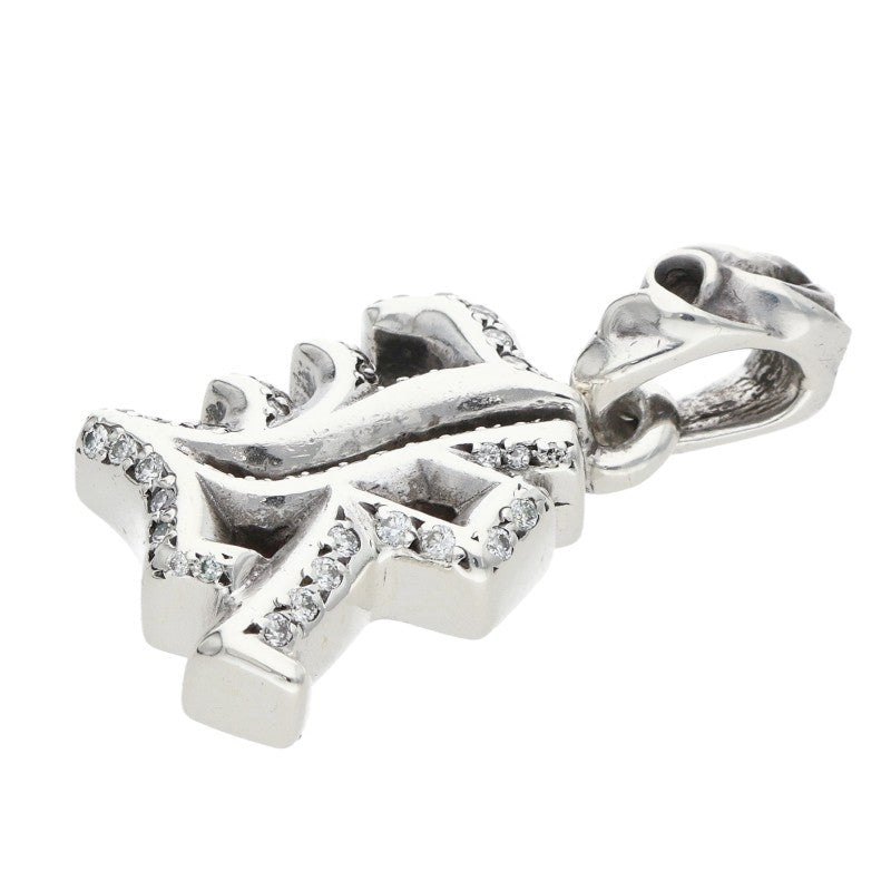 Chrome Hearts K Initial Pave Diamond Charm Size ONE SIZE