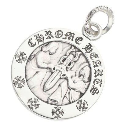 Chrome Hearts Large Angel Medal Pendant 925 Size ONE SIZE
