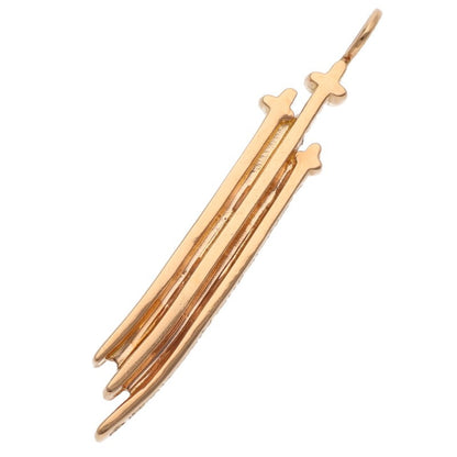 Chrome Hearts 22K RS3 Cross Charm Yellow Gold