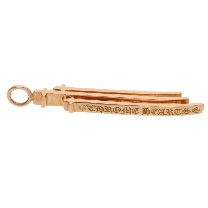Chrome Hearts 22K RS3 Cross Charm Yellow Gold