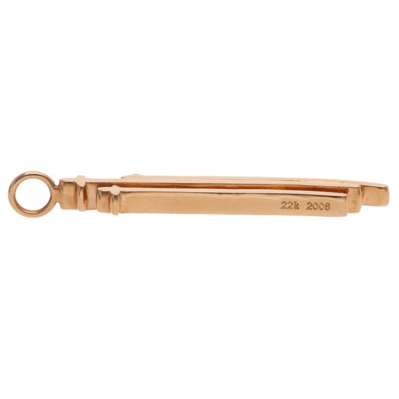 Chrome Hearts 22K RS3 Cross Charm Yellow Gold
