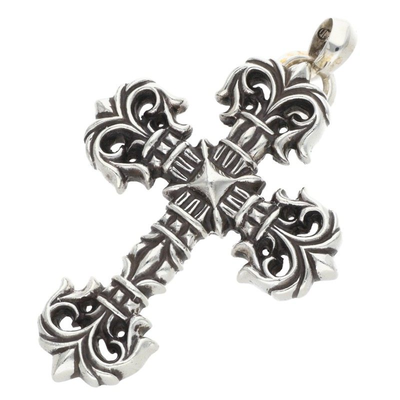 Chrome Hearts Filigree Cross W Bale 925 Silver Size ONE SIZE