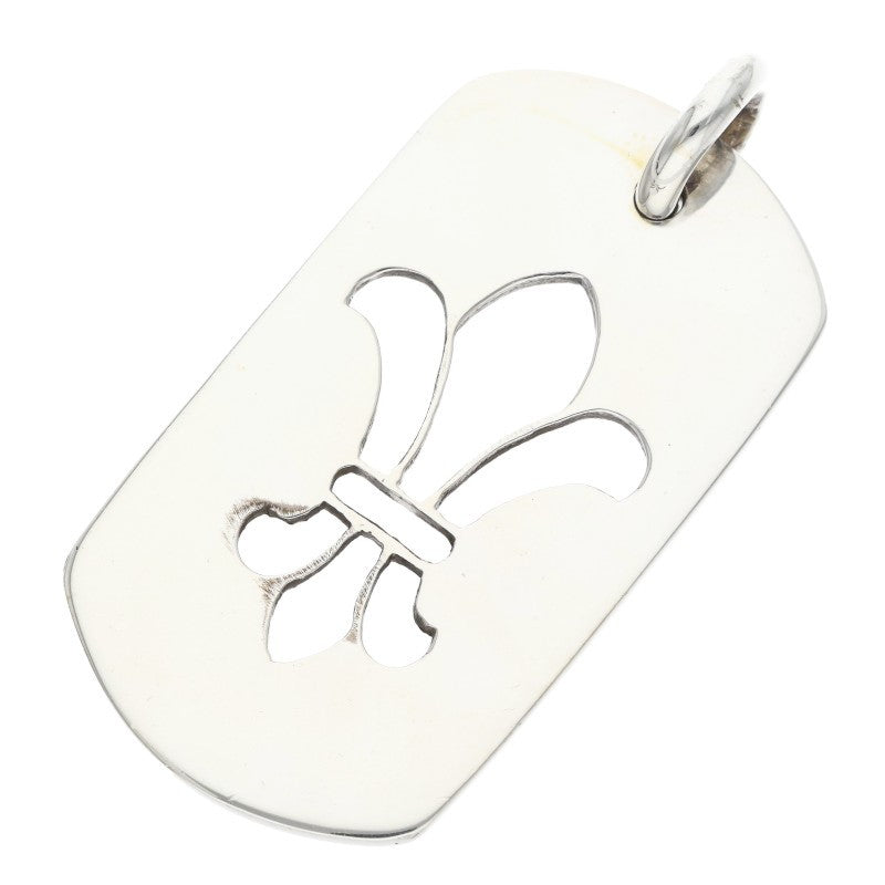 Chrome Hearts Flare Dog Tag 925 Silver Size L