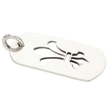 Chrome Hearts Flare Dog Tag 925 Silver Size L