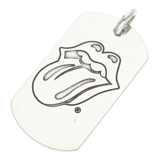 Chrome Hearts Large Lip & Tongue Dog Tag 925 Size ONE SIZE