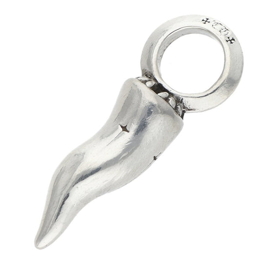Chrome Hearts Small Cornicello Charm 925 Size ONE SIZE