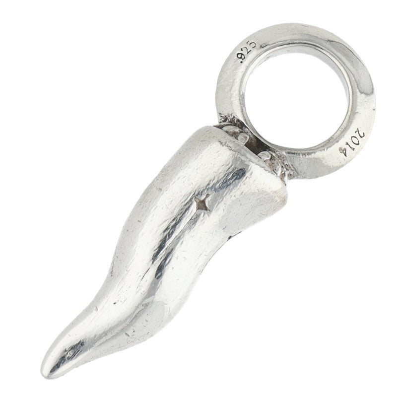 Chrome Hearts Small Cornicello Charm 925