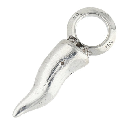 Chrome Hearts Small Cornicello Charm 925