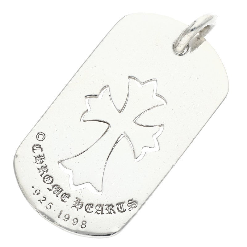 Chrome Hearts Large Cutout Tiny Cross Dog Tag Size ONE SIZE