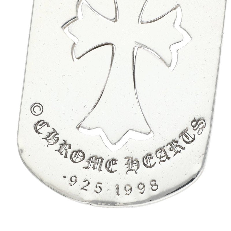 Chrome Hearts Large Cutout Tiny Cross Dog Tag Size ONE SIZE