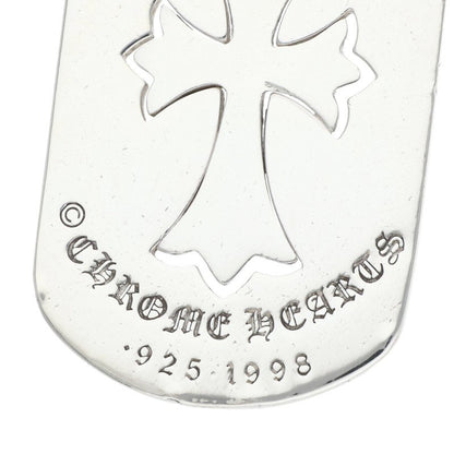Chrome Hearts Large Cutout Tiny Cross Dog Tag Size ONE SIZE