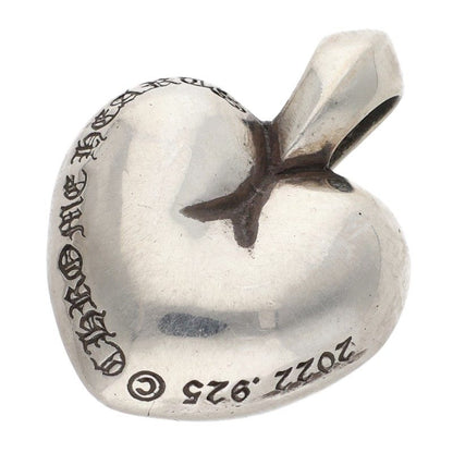 Chrome Hearts R.I.P. Heart Silver 925 Necklace Size ONE SIZE