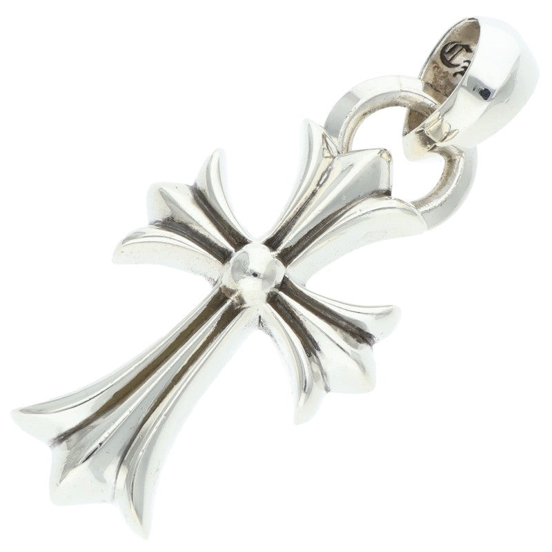 Chrome Hearts Small CH Cross W Bale Sterling Size ONE Silver