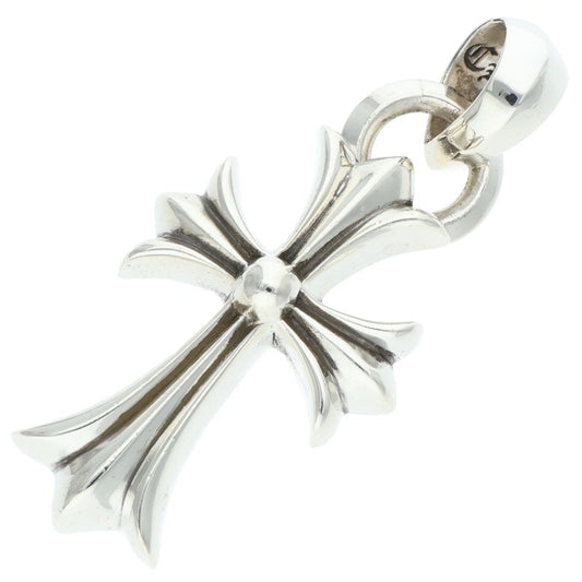 Chrome Hearts Small CH Cross W Bale Sterling Size ONE Silver