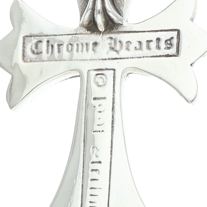 Chrome Hearts Small CH Cross W Bale Sterling Size ONE Silver