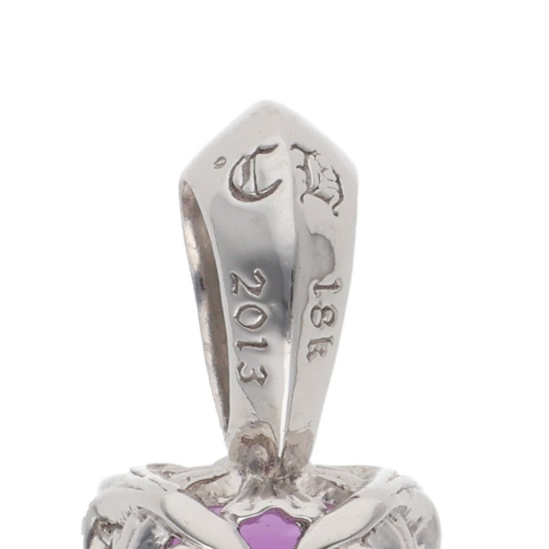 Chrome Hearts 18K Cocktail WG Purple Gem Necklace Size ONE SIZE