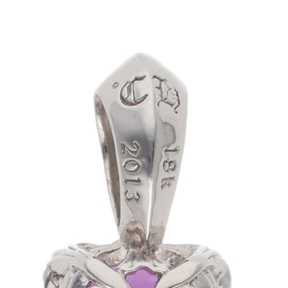 Chrome Hearts 18K Cocktail WG Purple Gem Necklace Size ONE SIZE