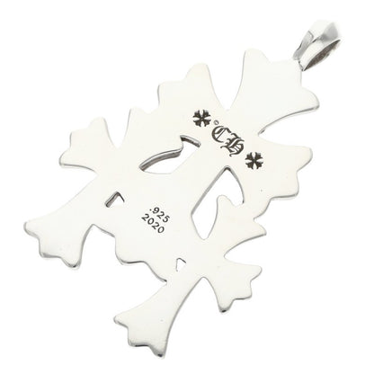 Chrome Hearts Small Triple CH Cross Pendant Size ONE SIZE