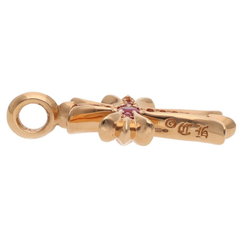 Chrome Hearts 22K Tiny Fat Cross Pave Ruby Size ONE SIZE