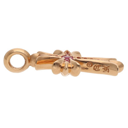 Chrome Hearts 22K Tiny Fat Cross Pave Ruby Size ONE SIZE