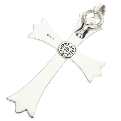 Chrome Hearts Large CH Cross Silver Necklace Size ONE SIZE
